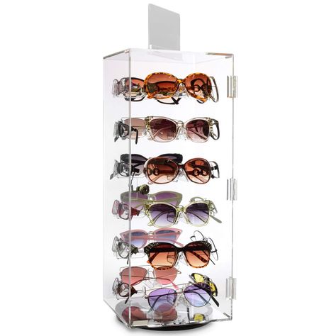 Sunglass Display, Acrylic Sunglasses, Rangement Makeup, Eyewear Display, Sunglasses Organizer, Sunglasses Display, Security Locks, Makeup Room, Sunglass Holder