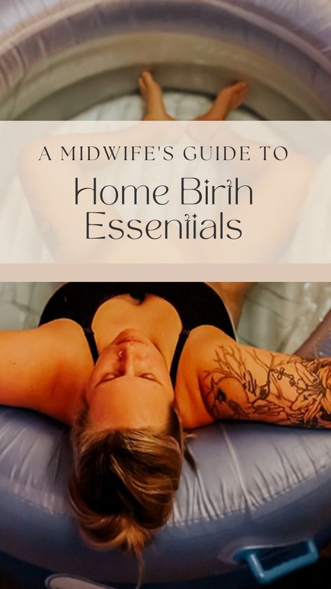 Want the midwife's go-to list of home birth supplies? Here you'll find the exact list I've been handing out for 13 years! Make preparing for your home birth just a lil' bit easier! Home Birth Set Up, Birth Essentials, Ashley King, Home Birth