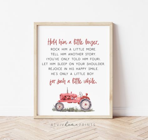 Farm Boy Room, Barnyard Nursery, Tractor Nursery, Country Baby Boy, Toddler Pictures, Home Prints, Nursery Prints Boy, Farm Nursery, Toddler Room Decor