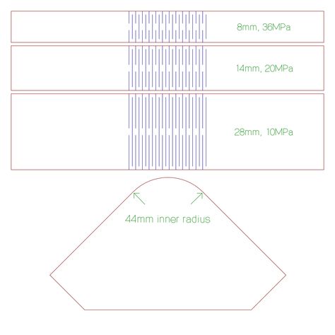 Test2-3mm Living Hinge, Properties Of Materials, Lattice, Hinges, The First, Pattern, Design, Molde