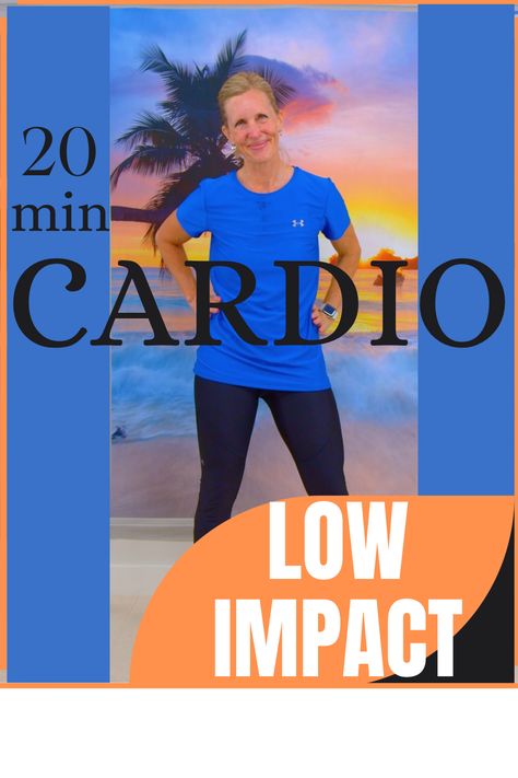 This 20 minute cardio walking workout is low impact and great for all ages. No equipment today, and all standing exercises (no floor work). 20 Minute Cardio, Walk At Home, Standing Exercises, Paleo Workout, Fitness Meal Prep, Floor Work, Mini Workouts, Walking Workout, Low Impact Cardio