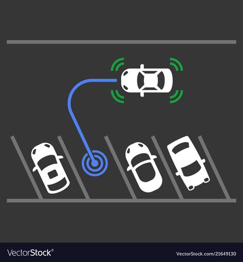 Car Top View, Car App, Car Ui, Parking Solutions, Car Ramps, Car Icons, City Illustration, Car Illustration, Parking Design
