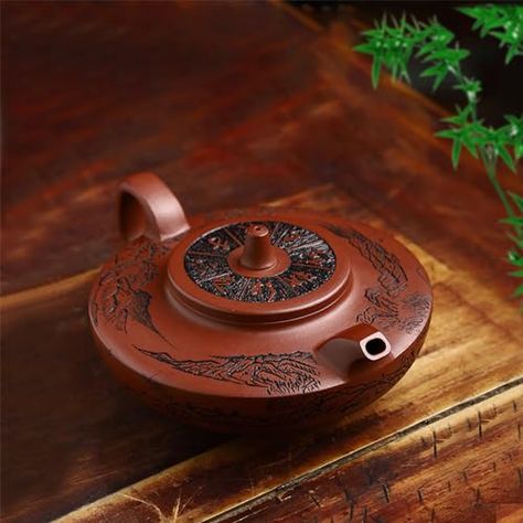 Handmade-Teapot-Chinese-Yixing-Infuser Retro Teapot, Zisha Teapot, Art Of Tea, Vintage Tea Kettle, Chinese Gifts, Spin The Wheel, Tea Brewing, Chinese New Year Gifts, Happy Elephant