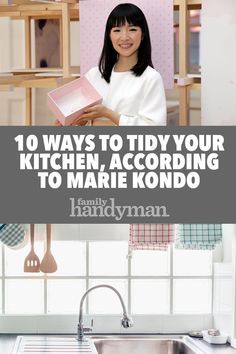 10 Ways to Tidy Your Kitchen, Marie Kondo Style Konmari Method Organizing, Kon Mari, Konmari Organizing, Marie Kondo Organizing, Organising Ideas, Modern Outdoor Kitchen, Konmari Method, Kitchen Hacks Organization, Kitchen Storage Containers