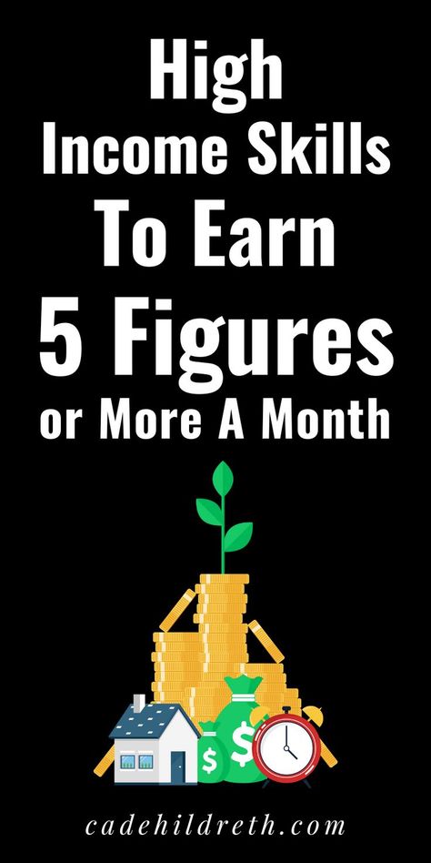 High Income Skills To Earn 5 Figures or More A Month High Demand Skills, Financially Secure, High Income Skills, High Income, Stock Market Investing, Higher Income, Skills To Learn, Stock Market, A Month