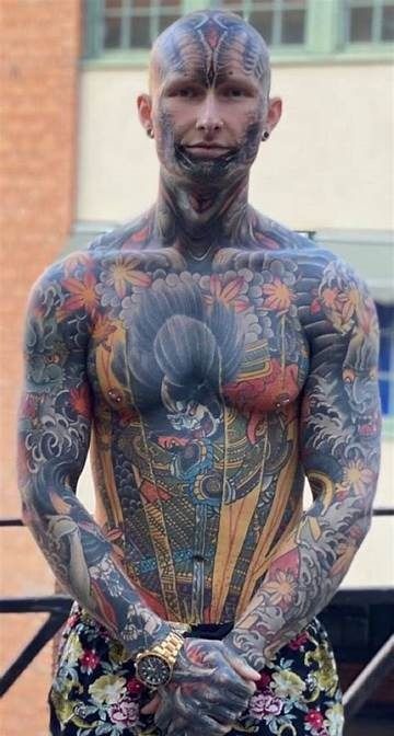 Search Fully Tattooed, Suit Tattoo, Tattooed Man, Body Suit Tattoo, Full Body Tattoo, Tattooed Men, Tattoo Placement, Tattoo Sleeve, Body Tattoos