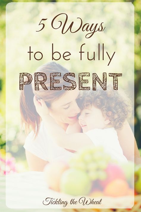 I totally multitask when I'm with my kids, but this is a great list of practical ways to be fully present.