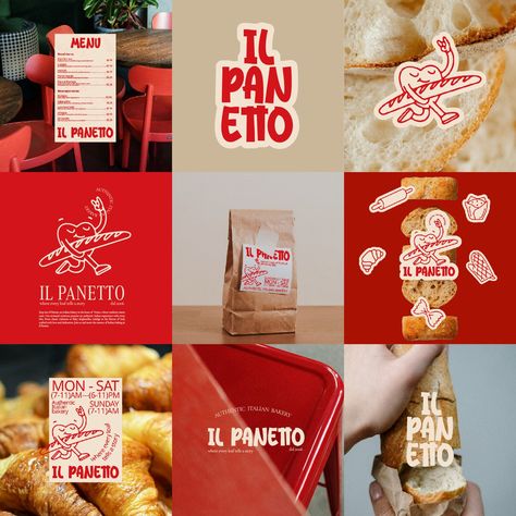 Throwback to one of my favourite projects: Il Panetto, an authentic Italian bakery branding design I created for a brief by @designerbriefs 🍞❤️ This playful walking heart holding a loaf of bread perfectly captures the warmth and joy of freshly baked goods. #brandingdesign #ilpanetto #bakerybranding #graphicdesign #italianbakery #designerbriefs #logodesigner #foodbranding #creativedesign #dbilpanetto Bakery Highlights Instagram, Italian Bakery Logo, Bread Branding Design, Bakery Visual Identity, Bakery Brand Design, Pasta Icon, Pasta Branding, Pastry Branding, Bread Branding