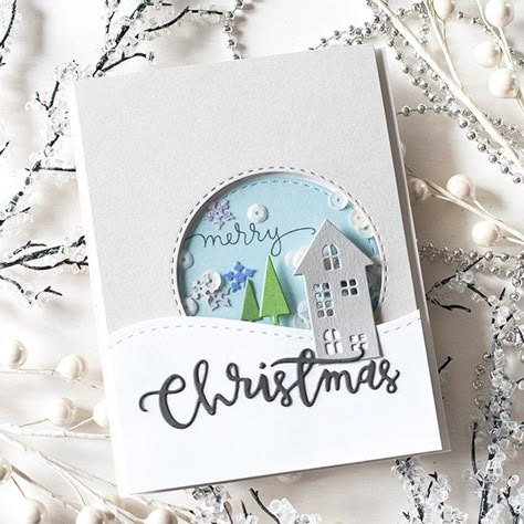 stitchesj Stampin Up Weihnachten, Christmas Card Inspiration, Christmas Blessings, Stampin Up Christmas Cards, Stampin Up Christmas, Diy Christmas Cards, Shrink Plastic, 3d Christmas, Shaker Cards