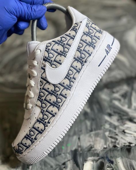 Dior Case, Air Force One Shoes, Air Force 1 Sneakers, New Look Fashion, Air Force 1s, Risk Taker, Custom Air Force 1, Air Force Ones, Shoe Size Conversion