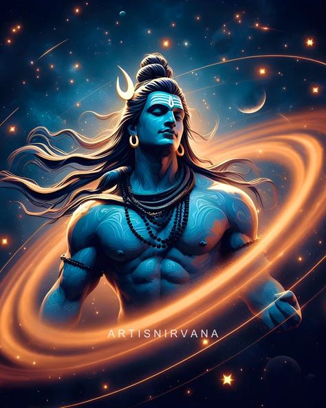 Shiva, the essence of existence, transcends boundaries, for he is not just a deity but the very fabric of the cosmos!🙏🔱 In every atom's dance, in the whispers of galaxies, his presence echoes a timeless reminder that Shiva is the universe itself, indivisible and eternal! Have a great day, Har Har Mahadev!🙏🕉️🔱🔥 Share on Story! Follow me 👉 @artisnirvana for Daily God posts! Don't repost without proper credits.🤨 #shiv #shakti #shiva #lordshiva #shankar #shambhu #mahadev #mahakaal #harharmahade... Shiva Dp, Devotional Tattoo, Mahadev Images, Mahadev Wallpaper, Angry Lord Shiva, Aghori Shiva, Hanuman Images Hd, Lord Shiva Stories, Hanuman Ji Wallpapers