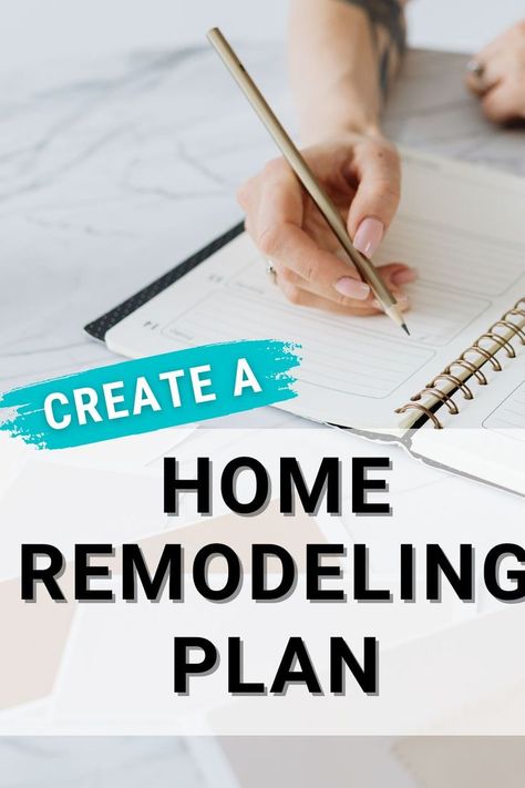 Home remodeling plan Order Of Remodeling House, Home Renovation On A Budget Old Houses Remodeling Ideas, Home Renovation Planner, Diy Home Renovations, Rehab House, Renovation Planner, Mobile Home Makeovers, Building Renovation, Home Buying Tips