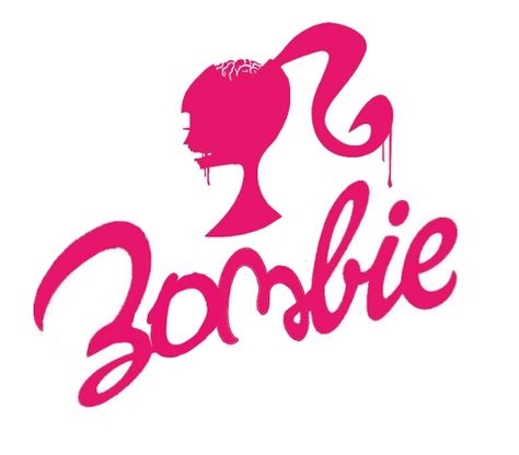 Plastic dreadtastic...zombie Barbie logo (I think she ate Ken!) Zombie Barbie, Zombie Logo, Zombie News, Culture Jamming, Funny Logo, Zombie Dolls, 10 Logo, The Zombie Apocalypse, Barbie Halloween