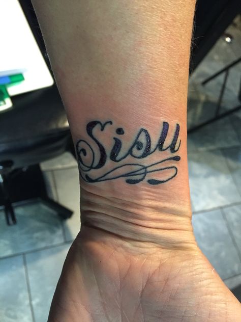 My new tattoo, Sisu Sisu Tattoo Finland, Sisu Tattoo, Finnish Tattoo, Drake Tattoos, Just Breathe Tattoo, Symbol Tattoos With Meaning, Kraken Tattoo, Tattoo Ideas Males, No Regrets Tattoo