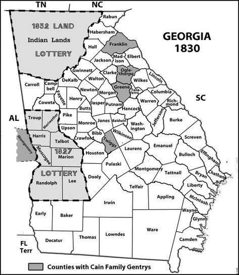 1830 Georgia Map showing Indian Lands in North and West Georgia. Muskogee Creek, Genealogy Map, Genealogy Ideas, Georgia History, Genealogy Help, Social Studies Notebook, Georgia Map, Family Tree Genealogy, Ancestry Genealogy