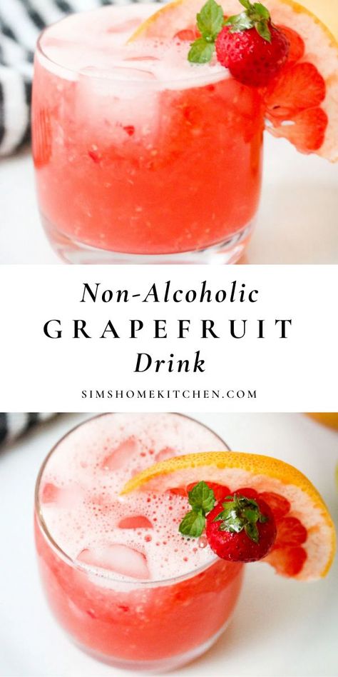 Health Benefits Of Grapefruit, Sims Home, Grapefruit Benefits, Grapefruit Drink, Grapefruit Recipes, Grapefruit Cocktail, Banana Drinks, Drink Inspiration, Delicious Drink Recipes