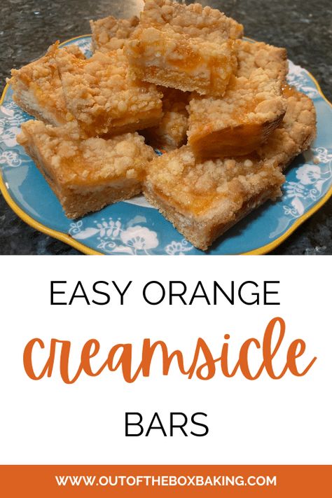 Creamsicle Bars, Creamsicle Ice Cream, Quick Dessert Ideas, Fruity Popsicles, Summer Dessert Ideas, Dessert Ideas Easy, Cake Mix Doctor, Middlebury College, Butter Block