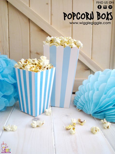 Visit us at www.wigglegiggle.com Snack Birthday Party, Paper Popcorn, Popcorn Containers, Wedding Party Gift Bags, Pink Popcorn, Popcorn Boxes, No Bake Snacks, Food Box, Popcorn Box