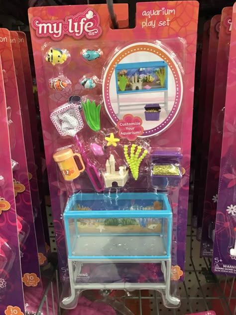 My Life Toys, Doll Set Barbie, Pretend Fish Tank, My Life As Dolls Accessories, Barbie Play Sets, My Life Doll Stuff, Our Generation Accessories, My Life Dolls, My Life Doll Accessories