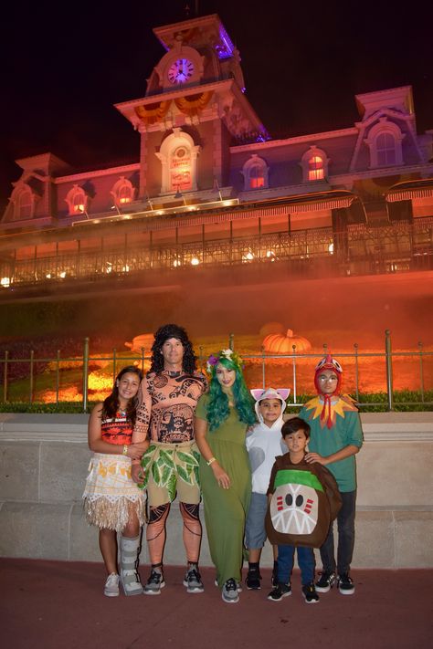 Hei Hei Costume Diy Adult, Moana Tafiti, Pua Costume, Moana Pig Pua, Hei Hei Costume, Adult Costumes Diy, Pua Pig, Moana Maui, Te Fiti