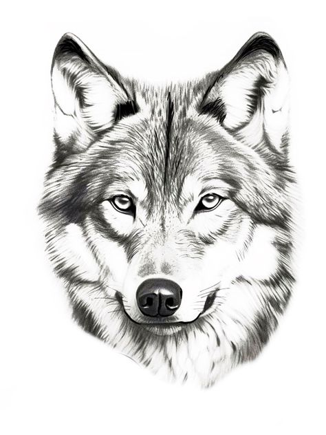 Wolf Head Tattoo Design, Wolf Head Tattoo, Kurt Tattoo, Animal Stencils, Tattoo Linework, Magic Runes, Lion Head Tattoos, Eagle Painting, Wolves And Women