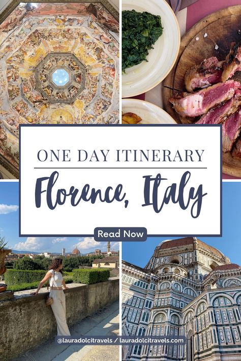 Planning a trip to Florence, Italy? Here is the perfect 1 day in Florence itinerary that smoothly guides you through the city. From the main attractions to the hidden gems, get ready to see all the best of Florence. Read to discover how to spend the perfect 24 hours in Florence and all the insider tips! Florence, Florence Italy, Italy Aesthetic, Florence Duomo, Ponte Vecchio, Uffizi Gallery, Art, Architecture Aesthetic, Renaissance, Renaissance art, gothic architecture , Summer Bucket List 2024 Florence 2 Day Itinerary, One Day In Florence, Florence Itinerary, Florence Duomo, European Summer Aesthetic, Florence Italy Travel, Florence Cathedral, Duomo Florence, Architecture Aesthetic