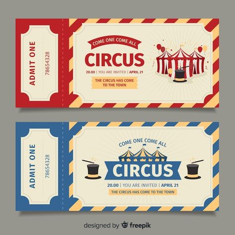 Template Tiket, Blank Ticket Template, Carnival Ticket, Circus Ticket, Ticket Template Printable, Ticket Template Free, Circus Tickets, Poster Grafico, Carnival Tickets