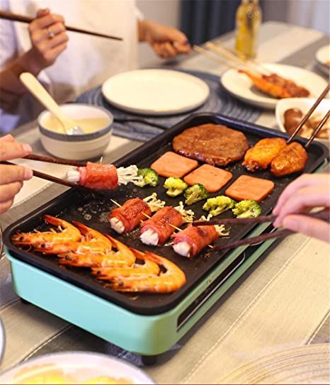 Baking Pan Sizes, Indoor Bbq, Indoor Grills, Barbeque Grill, Indoor Grill, Pan Sizes, Electric Grill, Cooking Together, Cool Kitchen Gadgets