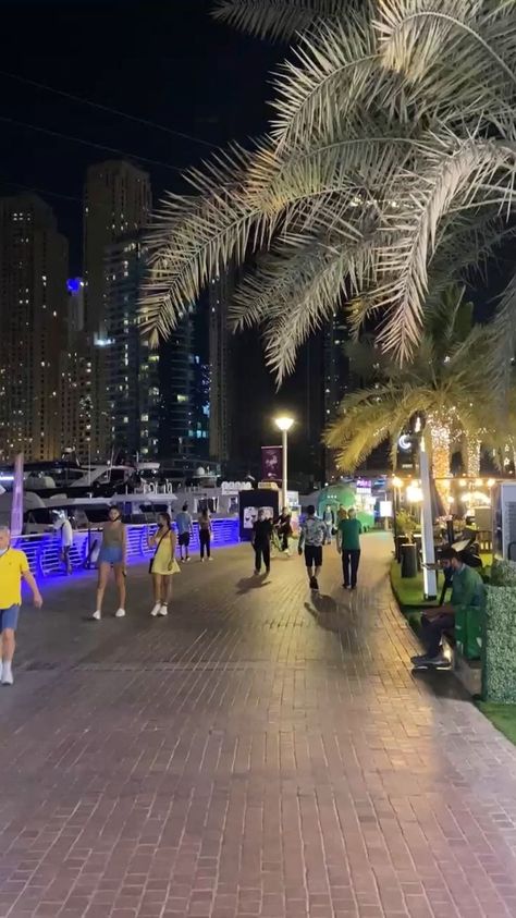 Vacation Dubai, Dubai Video, Dubai Vacation, Famous Cities, Dubai Aesthetic, Arabian Peninsula, Night Video, Dubai Marina, Travel Pictures Poses