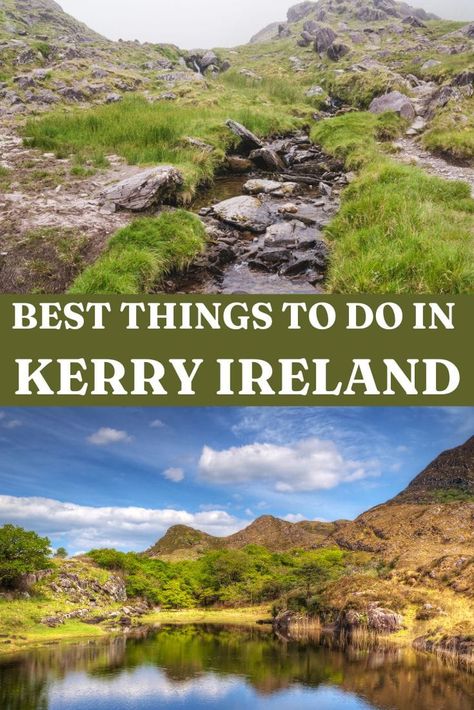 Best things to do in Kerry Ireland County Kerry is one of the most popular destinations in Ireland. And it’s loaded with some of the absolute best things to do in Ireland — the Ring of Kerry and the Dingle Peninsula. #countykerry #kerryireland #irelandtravel #travelphotography | County Kerry Ireland | Tralee county Kerry | County Kerry aesthetic | travel County Kerry photography Ireland Kerry, Tralee County Kerry, County Kerry Ireland, Enniskerry Ireland, County Clare Ireland, Ireland Weather, Ireland Photography, Ireland Itinerary, County Kerry