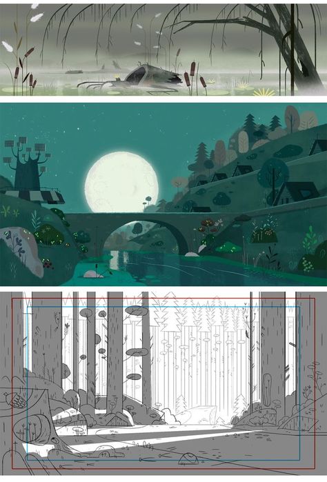 . Concept Art Landscape, Environment Props, Bg Design, Blond Amsterdam, Landscape Concept, Scene Design, Cartoon Background, Environmental Design, Prop Design