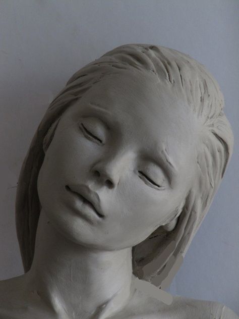 10 Déjeuner en paix | Marie-Paule Deville-Chabrolle | Flickr Sculpting Tutorials, Sculpture Head, Human Sculpture, Sculpture Art Clay, Sculptures Céramiques, Cerámica Ideas, Clay Faces, Ceramic Figures, Eyes Closed