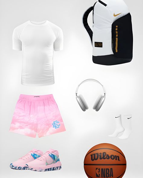 Link in bio🔗 #outfit #outfitideas #foryou #basketball #feedfeed #feed Hooping Fits, Basketball Attire, Basketball Swag, Hoop Outfit, Casual Athletic Outfits, Basketball Drip, Basketball Fits, Nba Fits, Outfit Drip