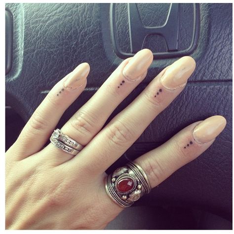 Finger Tattoos With Dots, Dots On Hands Tattoo, Hand Tattoos For Women Dots, Finger Tattoos For Women Dots, Dot Finger Tattoos For Women, Hand Tattoo Dots, Finger Dot Tattoos, Dots Finger Tattoo, Dots Tattoo Finger