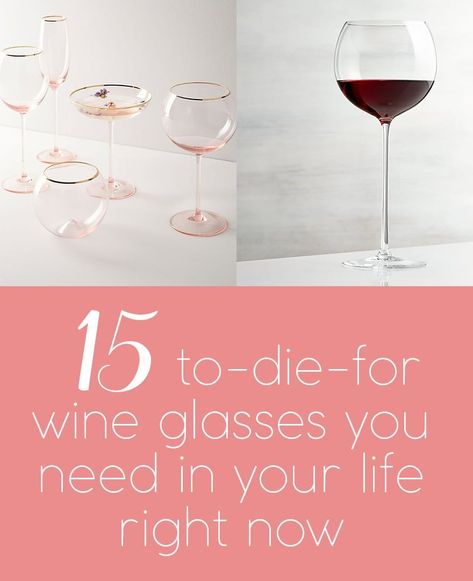 The Best Wine Glasses - 15 to-die-for wine glasses that you need in your life right now - JetsetChristina Wine Influencer, Wine Glass For Wedding, Lamb Meatballs Recipe, Greek Lamb Meatballs, Glass For Wedding, Gold Wine Glasses, Greek Lamb, Bachelorette Drink, Wine Games