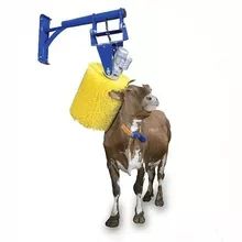 Good Quality Polypropylene Bristle Cattle Scratchers Automatic Swinging Cow Brush Cow Scratching Post, Milk Production Increase, Cow Brush, Animal Enrichment, Cow Shed, Dairy Cattle, Animal Food, Dairy Cow, Body Brush