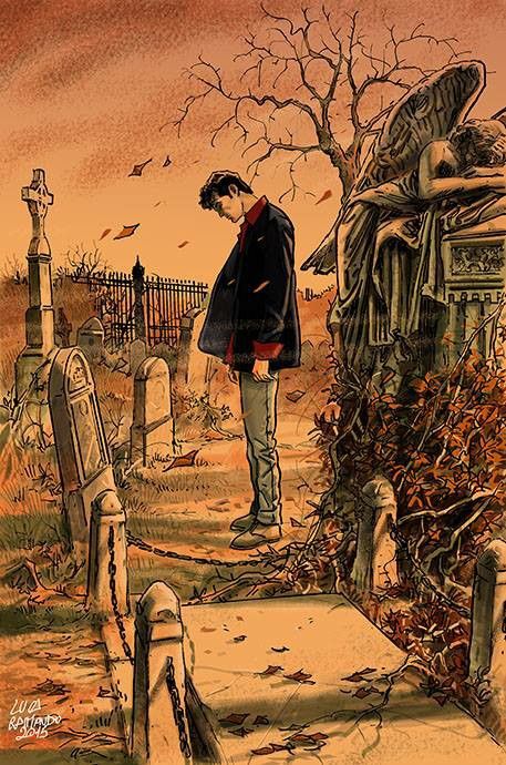 Dylan Dog, Dog Comics, Dog Cover, Comic Manga, Font Illustration, Mystical Art, Comic Books Art, Dark Fantasy Art, Dog Art