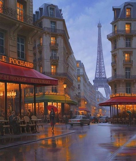 Romantic Views, Rainy Day In Paris, Paris In Autumn, Day In Paris, Paris Vibes, Magical Images, Paris Luxury, City Of Love, Paris Pictures