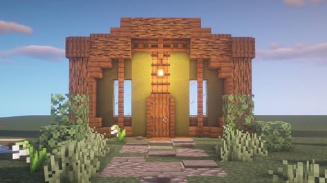 Minecraft House entrance idea Minecraft House Entrance, Minecraft Kale, Casa Do Hobbit, Entrance Idea, Minecraft Cool, Case Minecraft, Minecraft Wall, Minecraft Houses Blueprints, Minecraft Interior