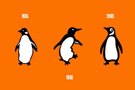 How the Penguin logo has evolved through the years Penguin Books Logo, Bujo 2025, Books Logo, Peng Peng, Logo Design Simple, Penguin Logo, Penguin Publishing, Pentagram Design, 85th Birthday