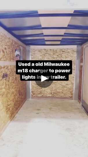 Used an old m18 @milwaukeetool battery charger as a base to power up the LED lights in my trailer. I have over 50 batteries so you know we’re never in the dark! 💪🏼 
.⁣
.⁣
.⁣
.⁣
.⁣

#charliesconstruction #restorethepast #renovatethepresent #buildthefuture #interiordesign #design #construction  #architecture #realestate #homedecor #interior #remodel #homerenovation #homeimprovement #homedesign #kitchen #contractor #diy  #interiors #bathroom #instagood #renovationproject #trending #kitchendesign #homesweethome #reelsinsta #reels | 𝐂𝐡𝐚𝐫𝐥𝐢𝐞𝐬 𝐂𝐨𝐧𝐬𝐭𝐫𝐮𝐜𝐭𝐢𝐨𝐧 | Forrest Frank & Connor Price · UP! Forrest Frank, Connor Price, Construction Architecture, Crazy Ideas, Interior Remodel, March 25, Renovation Project, Battery Charger, Home Renovation