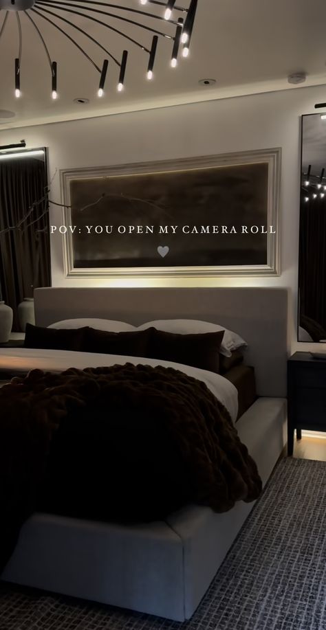 Dark Modern Bedroom Bloxburg, Rich Bedroom Luxury Black, Sensual Master Bed, Modern Moody Bedroom, Cozy Modern Bedroom, Master Black Bedroom, Dramatic Bed Moody, Dark And Moody Bedroom, Classy Bedroom