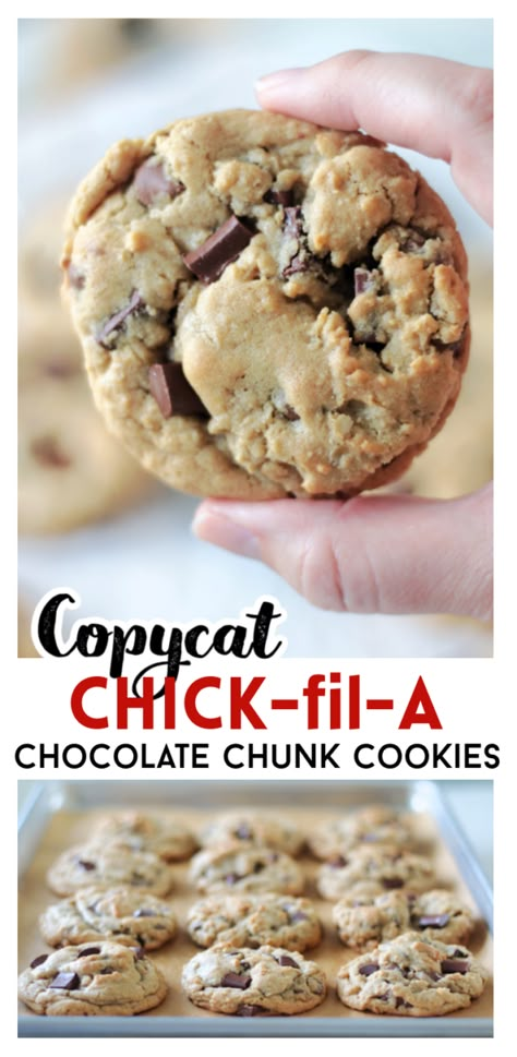 Copycat Chick-fil-A Chocolate Chunk Cookies