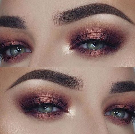 Bronze Smokey Eye - Anastasia Soft Glam Palette Anastasia Soft Glam Palette, Anastasia Soft Glam, Eyeshadow Guide, Soft Glam Palette, Nabla Cosmetics, Bronze Smokey Eye, Halo Eye Makeup, Fixing Spray, Date Makeup