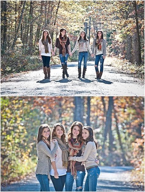 The 4 Girls. @Kelly Teske Goldsworthy Teske Goldsworthy Hinthorne @Kassedie Dula Dula Dismang @Hannah Mestel Mestel Frey: Friend Senior Pictures, Poses Group, Group Picture Poses, Salford City, 4 Sisters, Sister Photography, Sibling Poses, Friendship Photoshoot, Sibling Photography