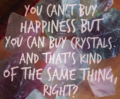 HibiscusMoon Crystal Typography, Crystal Humor, Crystal Quotes, Geology Humor, Crystal Vibes, Crystal Healer, Crystal Therapy, Crystal Grids, Crystal Healing Stones