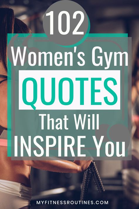 102 womens gym quotes that will inspire you to get fit for your health and wellness Weights Quotes Women, Motivational Quotes For Working Out Women, Positive Fitness Quotes Motivation, Motivation To Exercise Quotes, Gym Positive Quotes, Motivating Gym Quotes, Positive Gym Quotes, Strength Training Quotes For Women, Exercise Quotes For Women