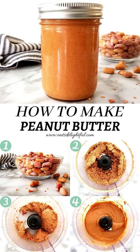 how to make peanut butter, step by step photos Making Peanut Butter At Home, Canning Peanut Butter, Make Peanut Butter At Home, Unsalted Peanuts Recipes, Peanut Butter At Home, Peanuts Butter, Butter At Home, Making Peanut Butter, Homemade Ideas