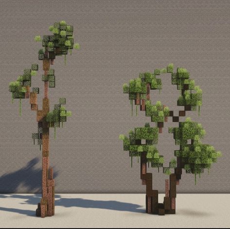 Minecraft Fallen Tree, Magic Tree Minecraft, Mangrove Tree Minecraft, Minecraft Custom Jungle Tree, Minecraft Small Tree, Minecraft Tree Design, Minecraft Palm Tree, Custom Trees Minecraft, Minecraft Tree Farm