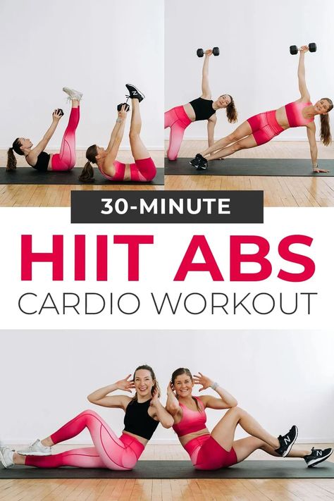 Ab Routine At Home, 30 Min Abs Workout, 45 Min Ab Workout, Hiit Core Workout Gym, Hiit Ab Workout At Home, Hit Core Workout, Hiit Abs Workout Fat Burning, Ab Cardio Workout, 30 Min Core Workout